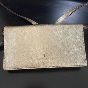 Kate spade wallet on strap
